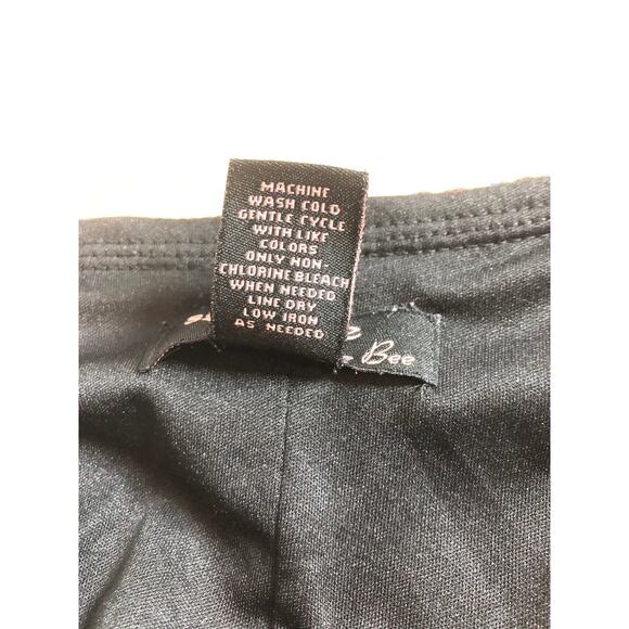 Robbie Bee Dress Women 1X Multicolor Chevron Knit Midi Career Stretch - Picture 10 of 11